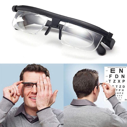 Fokussierbare Lesebrille Unisex – Einstellbare Zoom-Linse