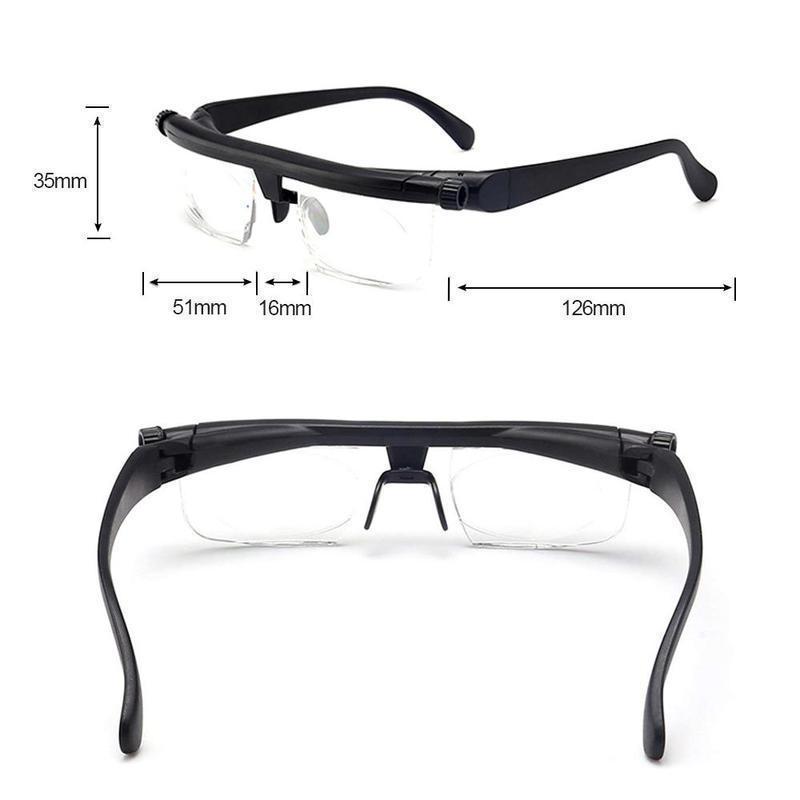 Fokussierbare Lesebrille Unisex – Einstellbare Zoom-Linse 4