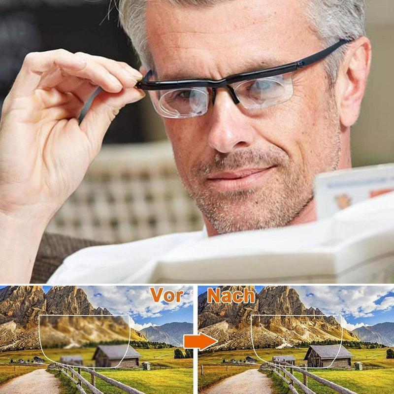 Fokussierbare Lesebrille Unisex – Einstellbare Zoom-Linse 8