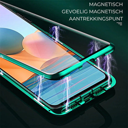 gehärtetes Glas Doppelseitige Handyhülle - Seitenansicht