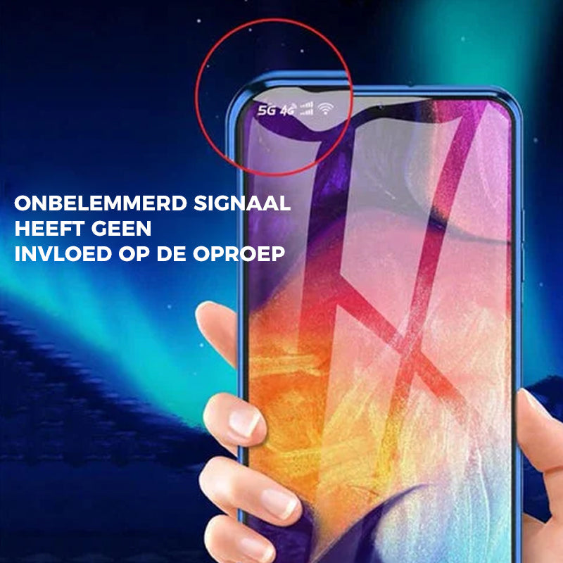 gehärtetes Glas Doppelseitige Handyhülle - Rückansicht