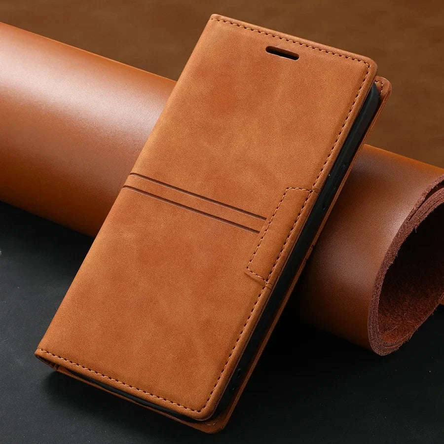 Google Pixel Leder-Wallet-Hülle - Seitenansicht