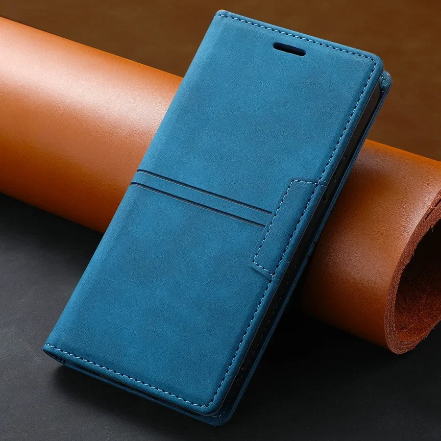 Google Pixel Leder-Wallet-Hülle - Vorderansicht