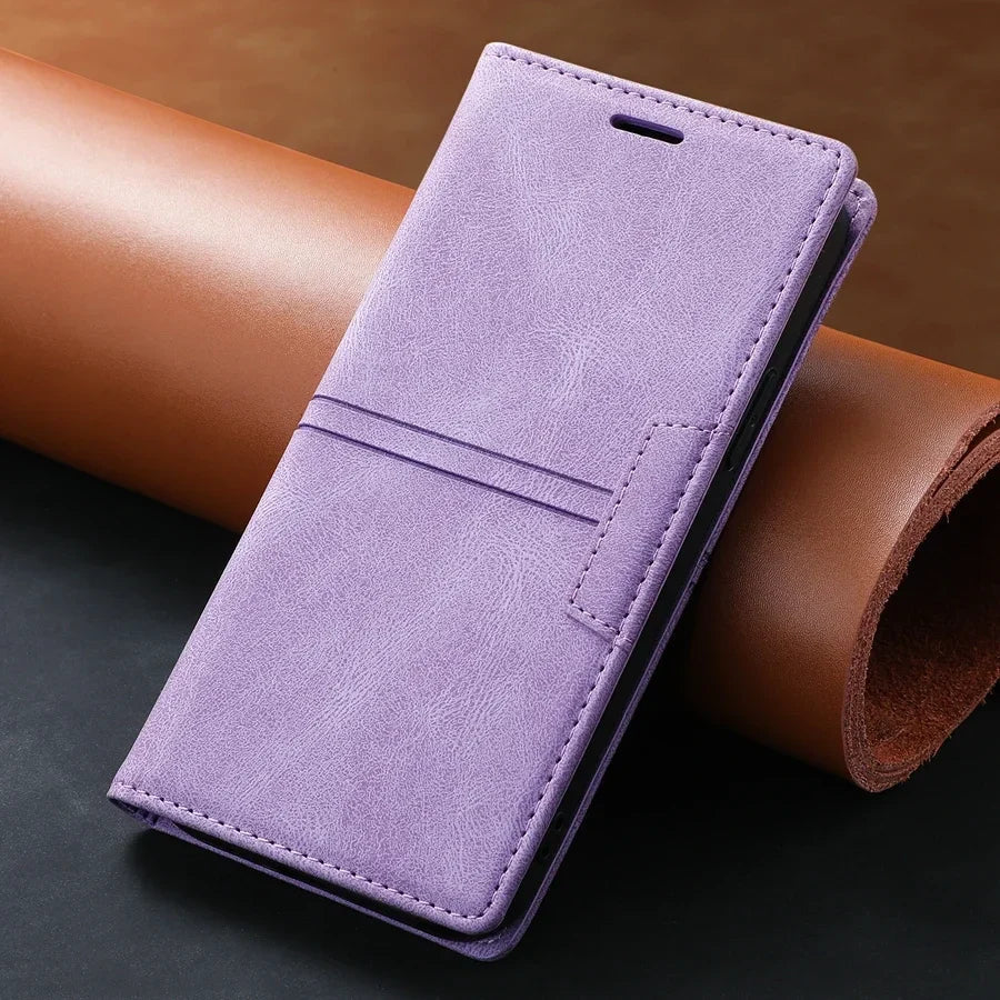 Google Pixel Leder-Wallet-Hülle - Nahaufnahme
