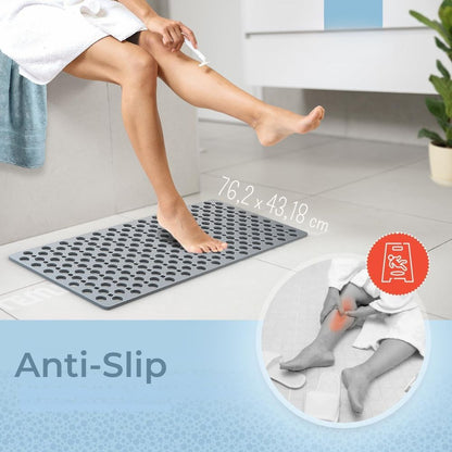 Luxus Anti-Rutsch Duschmatte - Hygienisch & Sicher, Verschiedene Farben – Badzubehör