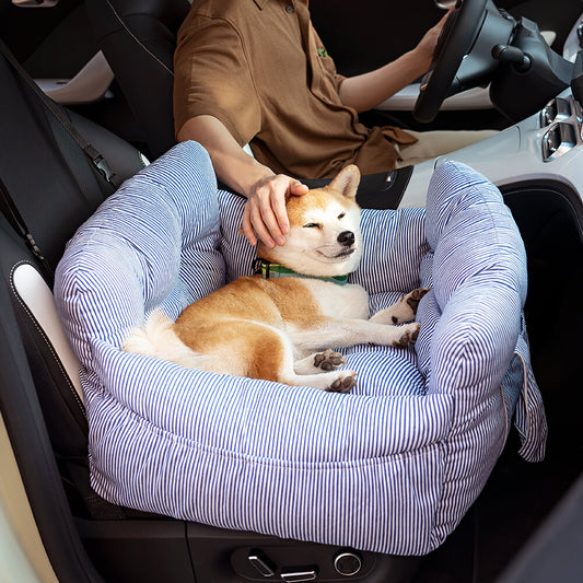 Großer Hundeautositz - Tragbares, Gemütliches Polster für Ausflüge – Haustierbedarf