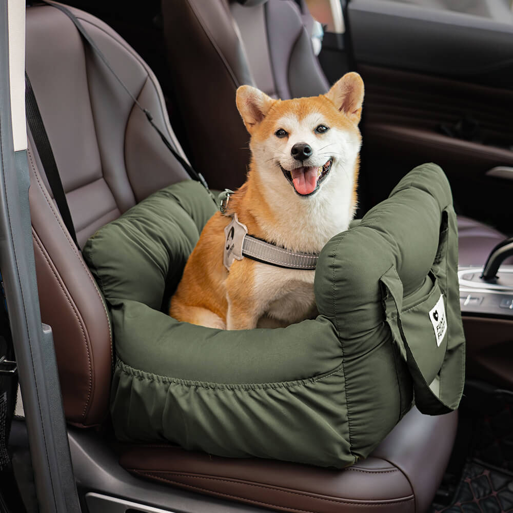Großer Hundeautositz - Tragbares, Gemütliches Polster für Ausflüge – Bild 23 von 29