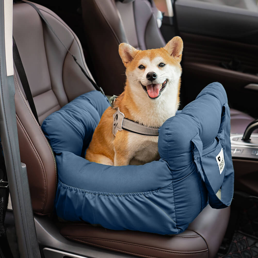 Großer Hundeautositz - Tragbares, Gemütliches Polster für Ausflüge – Bild 15 von 29