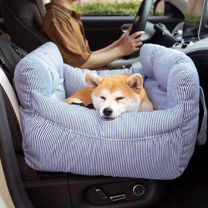 Großer Hundeautositz - Tragbares, Gemütliches Polster für Ausflüge – Bild 3 von 29