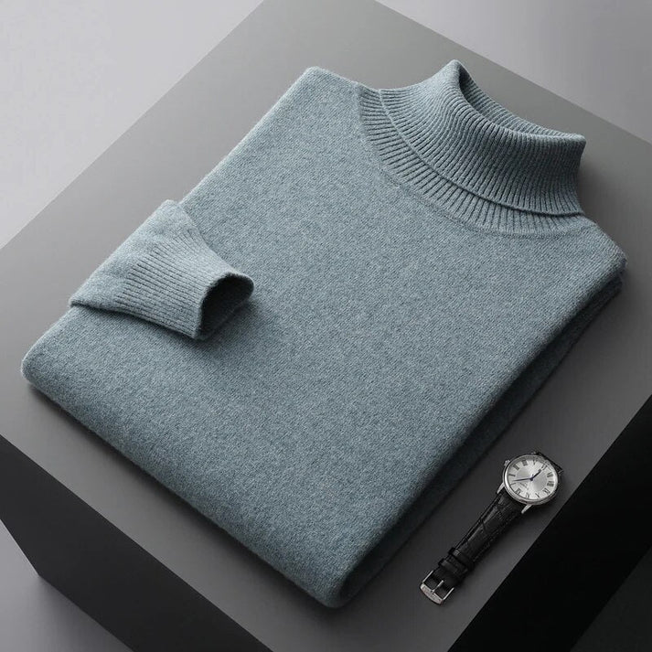 Herren Kaschmir-Rollkragenpullover - Weich & Elegant – Bild 9 von 9
