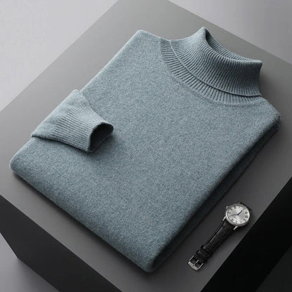 Herren Kaschmir-Rollkragenpullover - Weich & Elegant – Bild 9 von 9