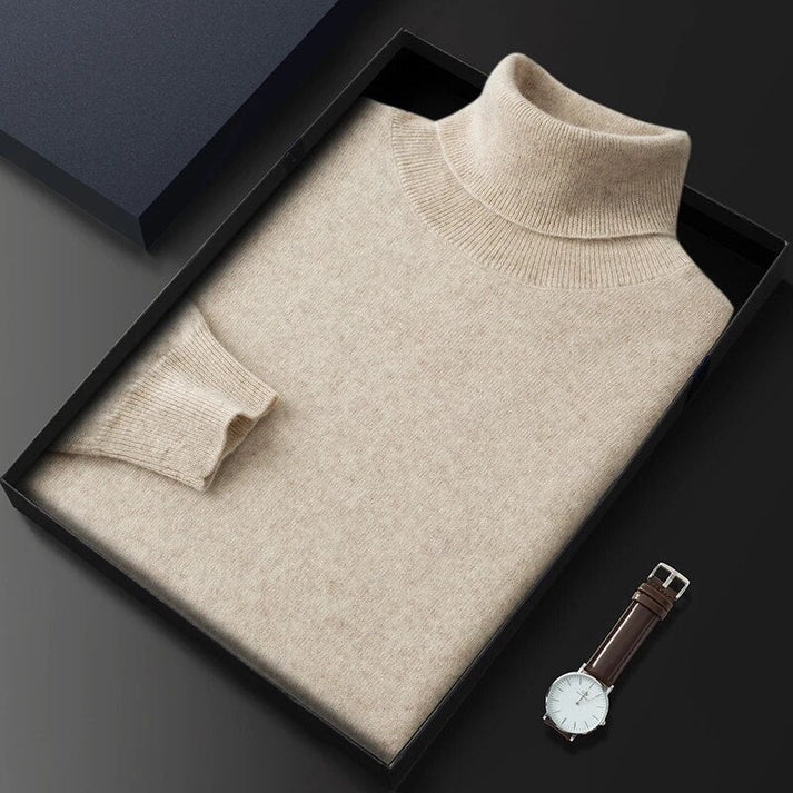 Herren Kaschmir-Rollkragenpullover - Weich & Elegant – Bild 6 von 9