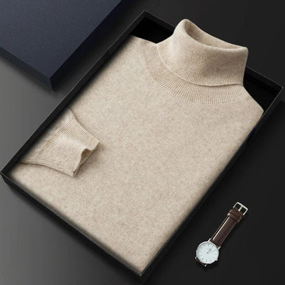 Herren Kaschmir-Rollkragenpullover - Weich & Elegant – Bild 6 von 9