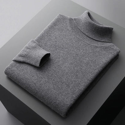Herren Kaschmir-Rollkragenpullover - Weich & Elegant – Bild 5 von 9