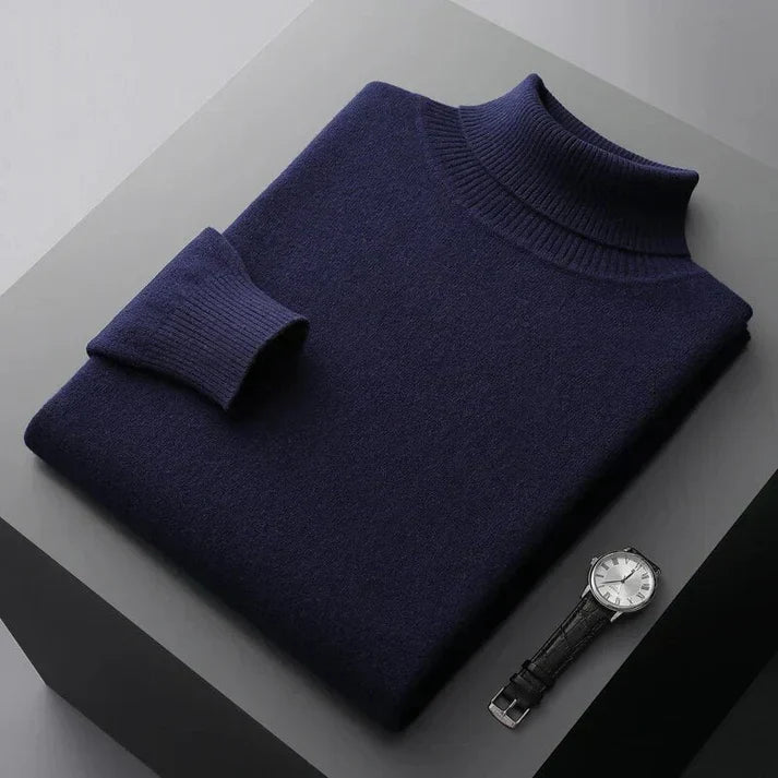 Herren Kaschmir-Rollkragenpullover - Weich & Elegant – Bild 4 von 9