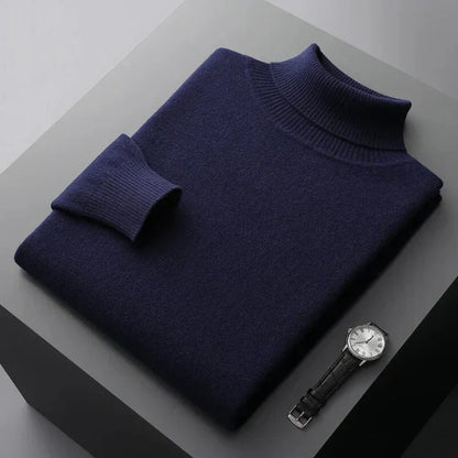 Herren Kaschmir-Rollkragenpullover - Weich & Elegant – Bild 4 von 9