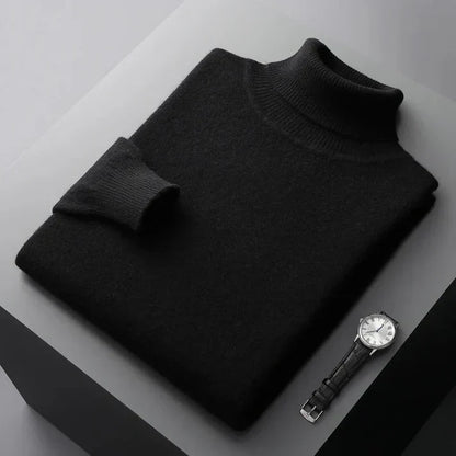 Herren Kaschmir-Rollkragenpullover - Weich & Elegant – Bild 3 von 9
