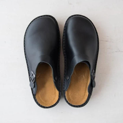Herren-Lederclogs – Bequemer Slip-On mit Komfortsohle