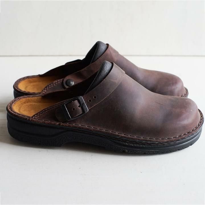 Herren-Lederclogs – Bequemer Slip-On mit Komfortsohle 4