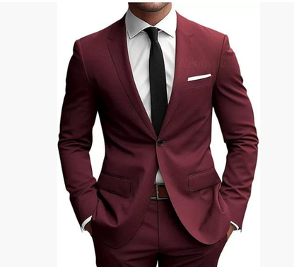 Elias | Eleganter Herren Frühjahrs Slim Fit Anzug – Anzug & Blazer