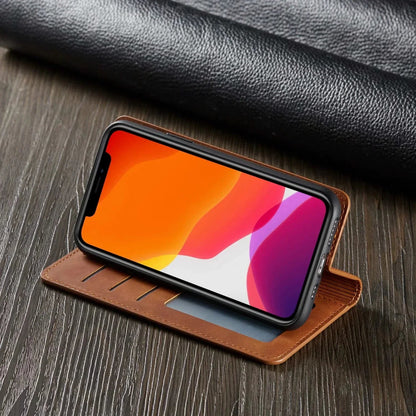 iPhone Leder-Wallet-Hülle – Magnetische Kartenhalter-Funktion 2