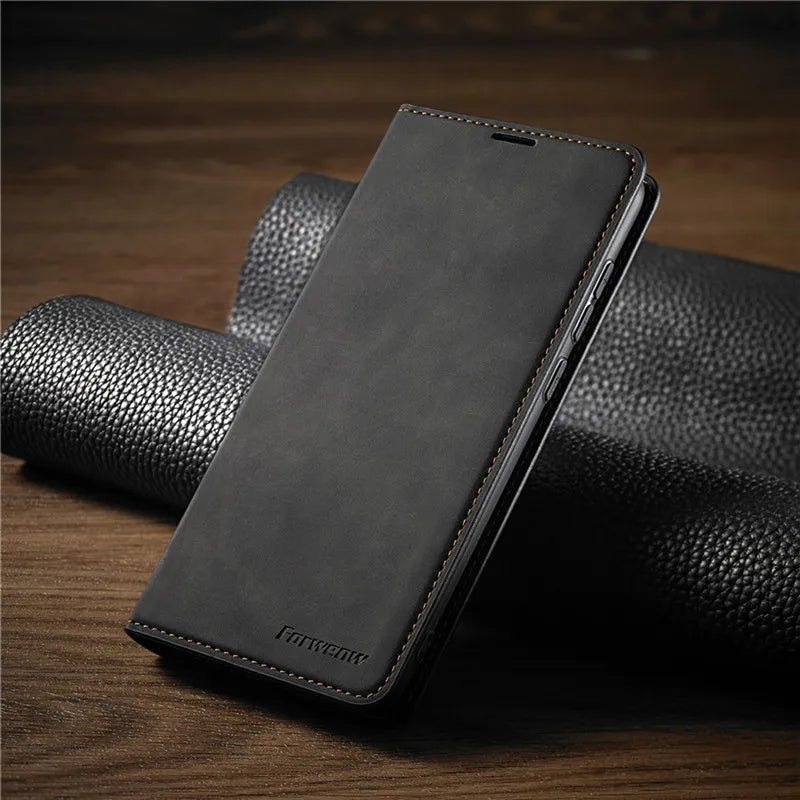 iPhone Leder-Wallet-Hülle – Magnetische Kartenhalter-Funktion 3