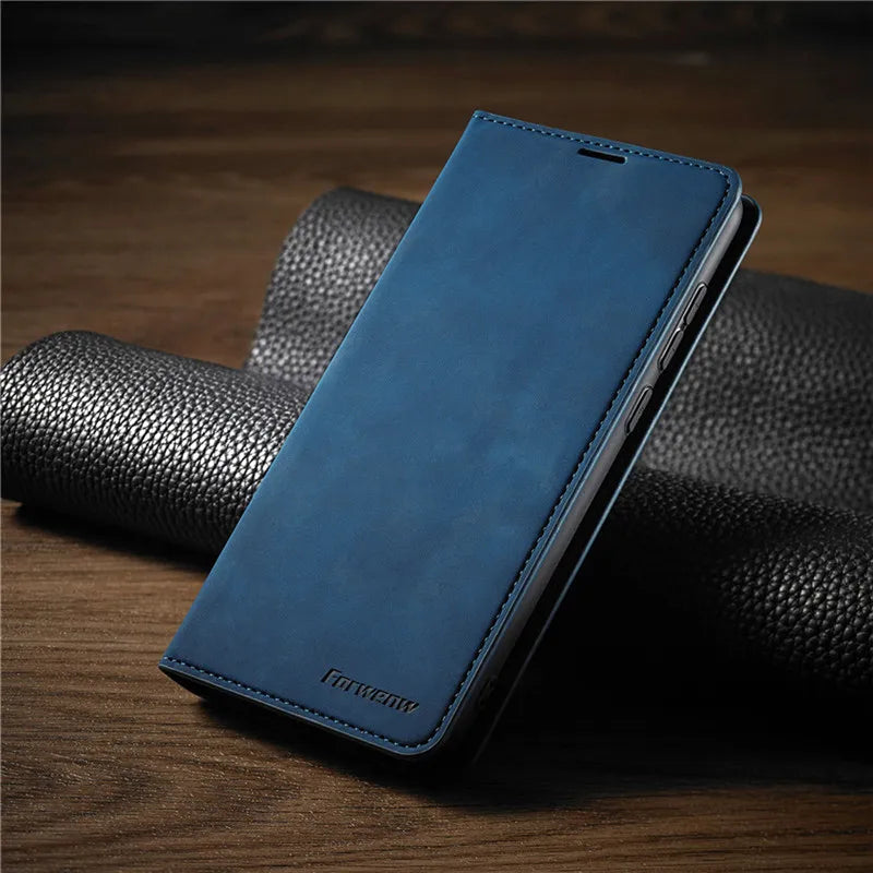 iPhone Leder-Wallet-Hülle – Magnetische Kartenhalter-Funktion 4