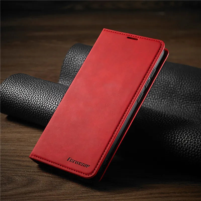 iPhone Leder-Wallet-Hülle – Magnetische Kartenhalter-Funktion 6