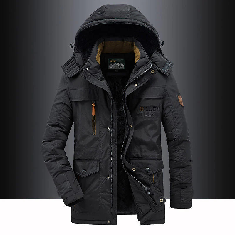 Lässige Wattierte Parka-Jacke - Produktansicht