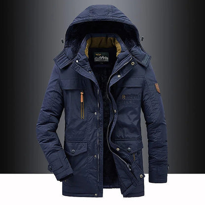 Lässige Wattierte Parka-Jacke - Seitenansicht