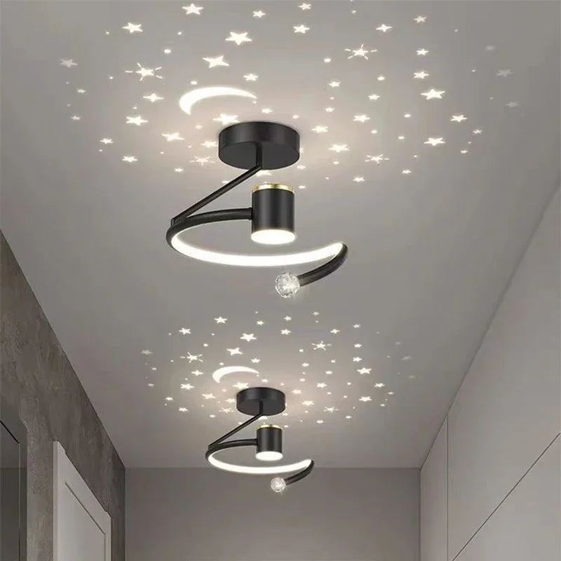 LED Deckenleuchte mit Sternenhimmel – Modernes Kronleuchter Design für Kinderzimmer und Wohnzimmer 4