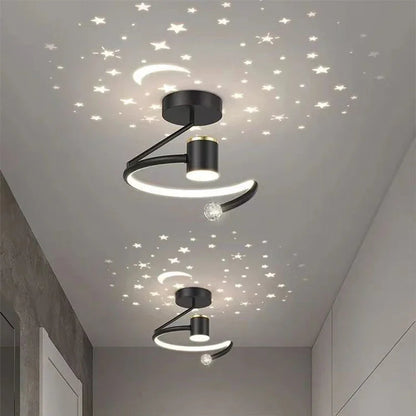 LED Deckenleuchte mit Sternenhimmel – Modernes Kronleuchter Design für Kinderzimmer und Wohnzimmer 4