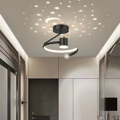 LED Deckenleuchte mit Sternenhimmel – Modernes Kronleuchter Design für Kinderzimmer und Wohnzimmer 5