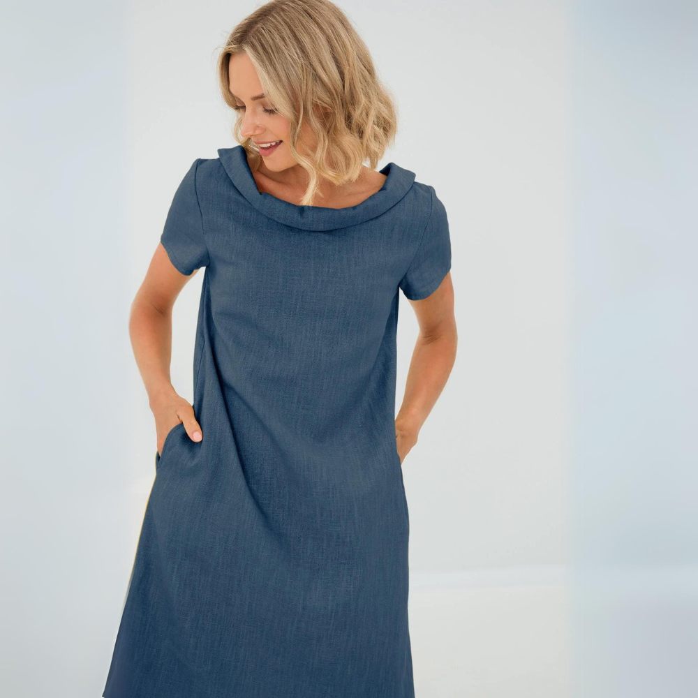 Luftiges Leinenkleid - Atmungsaktiv und Elegant – Bild 6 von 8