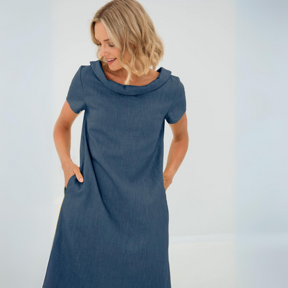 Luftiges Leinenkleid - Atmungsaktiv und Elegant – Bild 6 von 8
