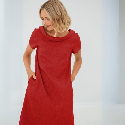 Luftiges Leinenkleid - Atmungsaktiv und Elegant – Bild 8 von 8