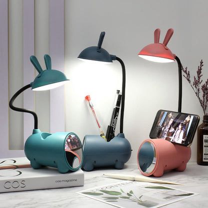 LumoBun | Kreative LED Tischlampe mit Stifthalter – Tischleuchte