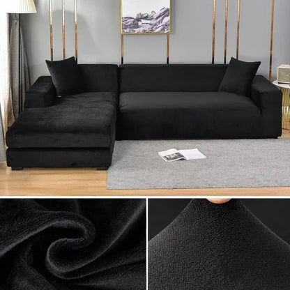 Premium Stretch-Samt Sofabezug - Eleganter Schutz fürs Sofa – Bild 17 von 23