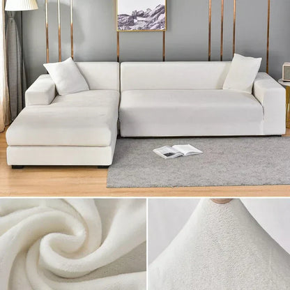 Premium Stretch-Samt Sofabezug - Eleganter Schutz fürs Sofa – Bild 20 von 23