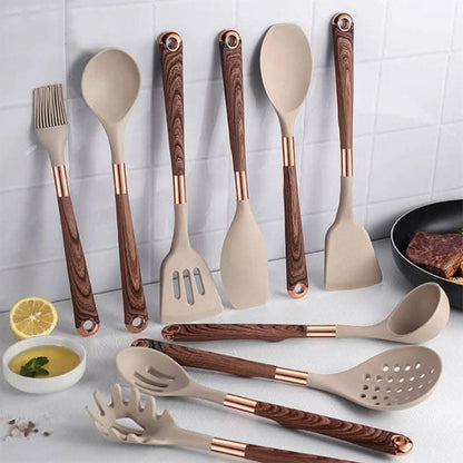 ChefSilica – 10-teiliges Premium-Silikon-Küchenset – Küchenzubehör