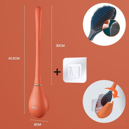 Moderne flexible Silikon-Toilettenbürste - Lieferumfang