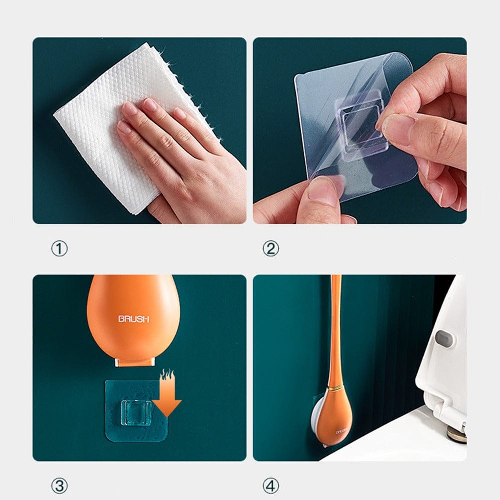 Moderne flexible Silikon-Toilettenbürste - Produktansicht