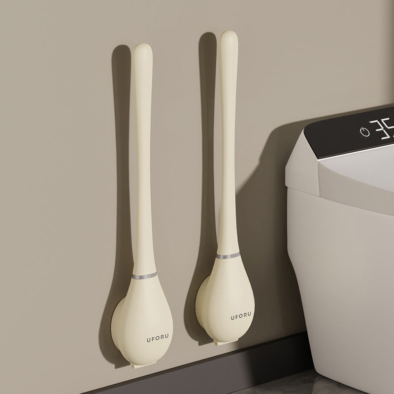 Moderne flexible Silikon-Toilettenbürste - Anwendungsbeispiel