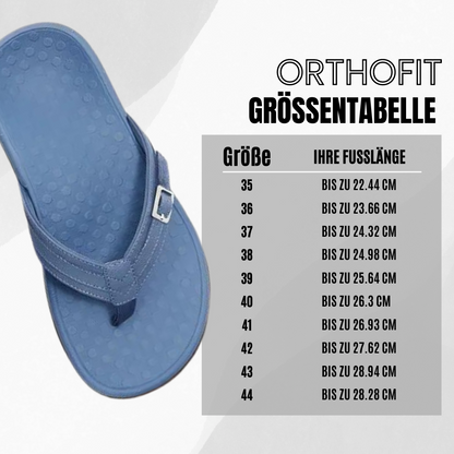 Orthofit - orthopädische schmerzlindernde Sandalen für Damen 6