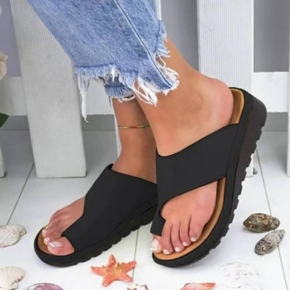 Orthopädische Damen Sandalen, Hallux - Nahaufnahme