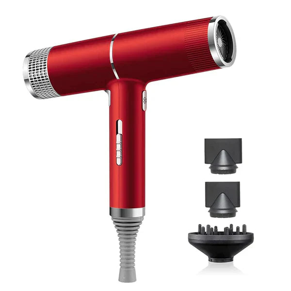 Hairvolt Ultraleichter Profi-Haartrockner| Hochgeschwindigkeitsmotor 110.000 U/min| Anionentechnologie & 3 Stufen – Haushalts