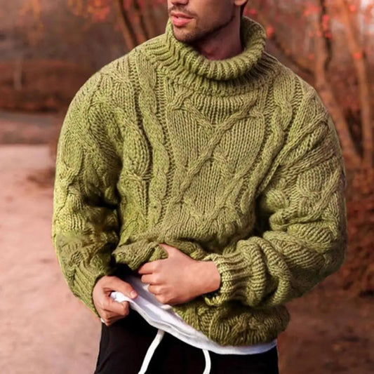 Andreas | Herren Dick gestrickter Rollkragenpullover für den Winter – Pullover & Strick
