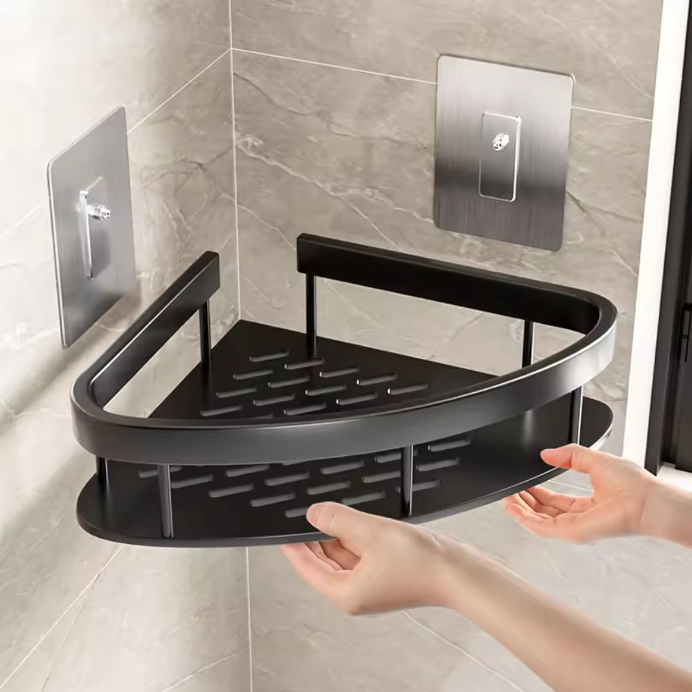 AquaWave – Modernes Duschregal ohne Bohren für optimalen Stauraum