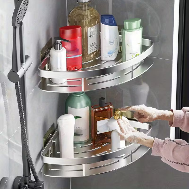 AquaWave – Modernes Duschregal ohne Bohren für optimalen Stauraum