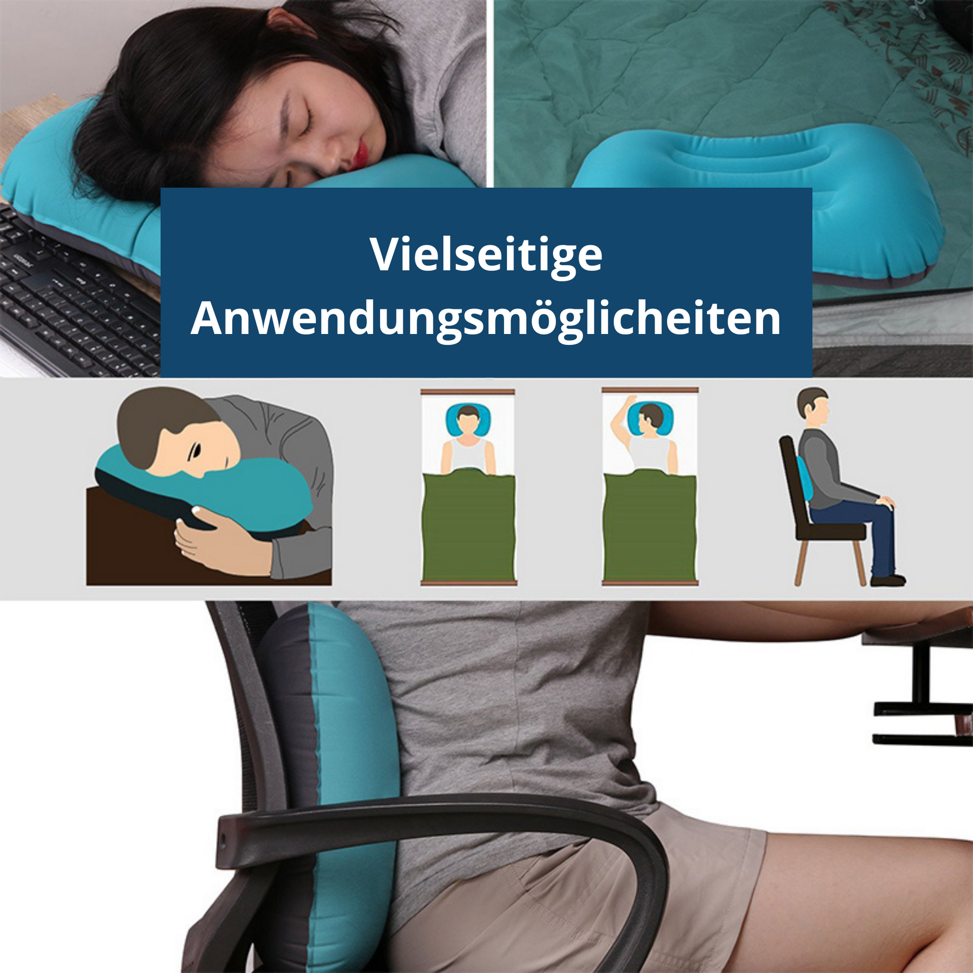 Aufblasbares Reisekissen – Pelanva – Ansicht 5